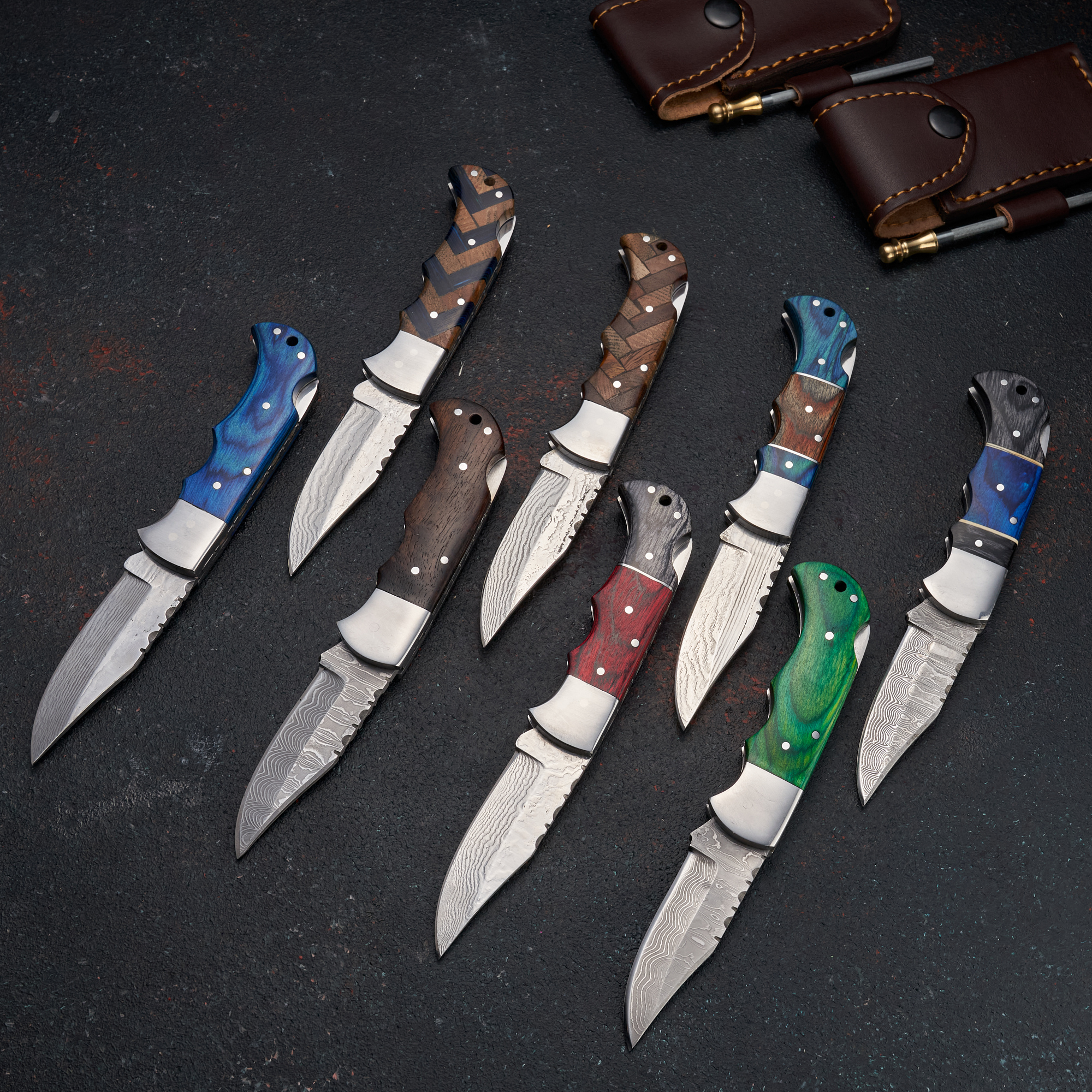 Personalized Damascus Knife