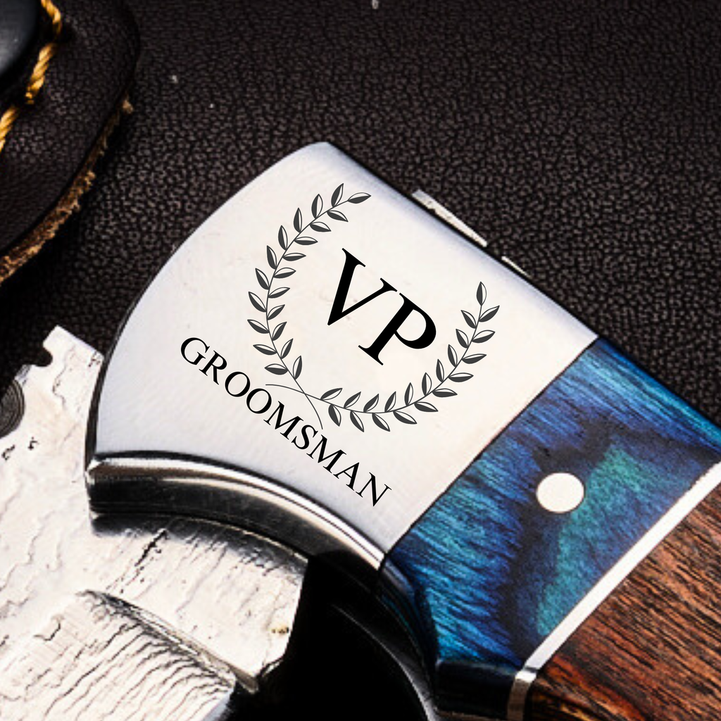 Personalized Damascus Knife