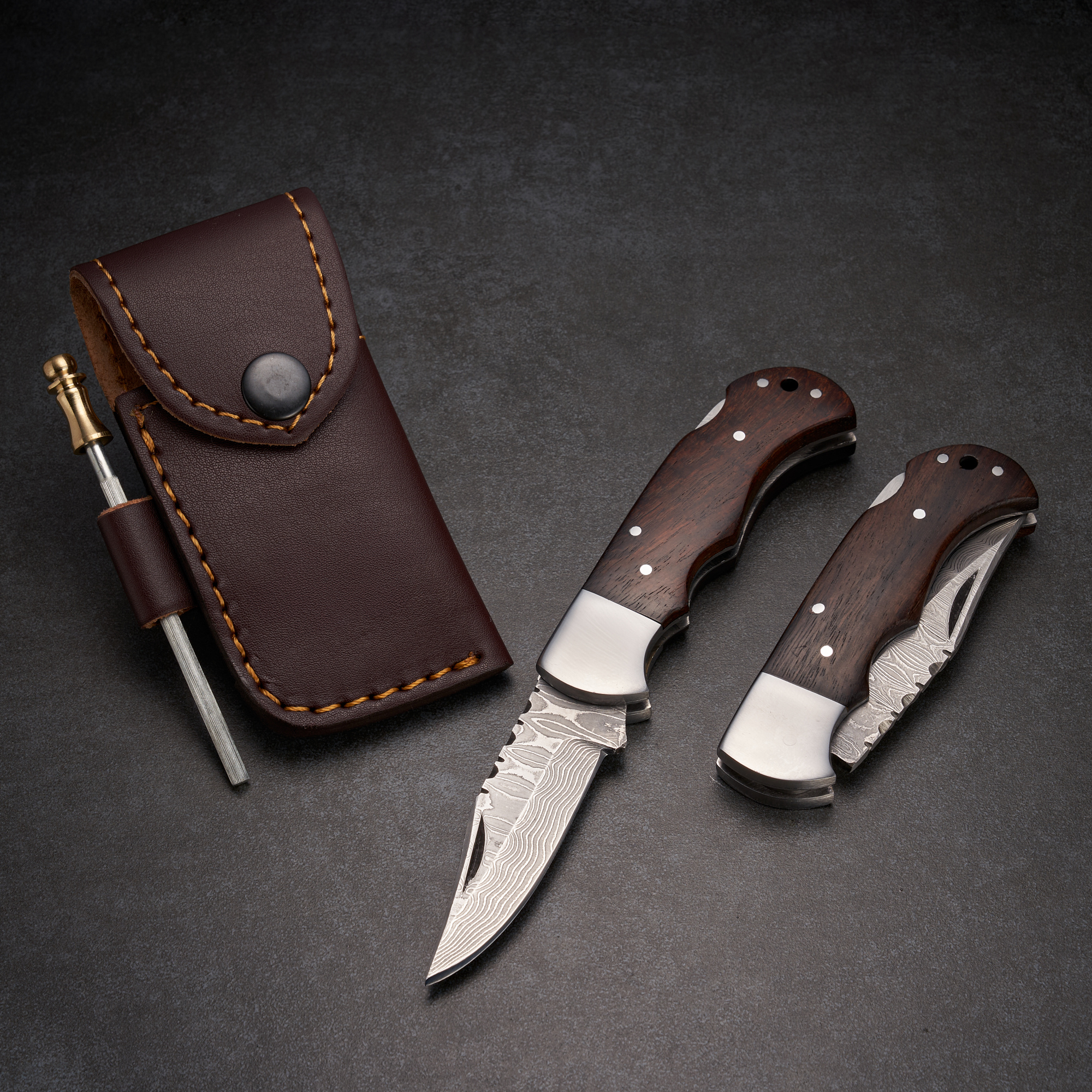 Personalized Damascus Knife