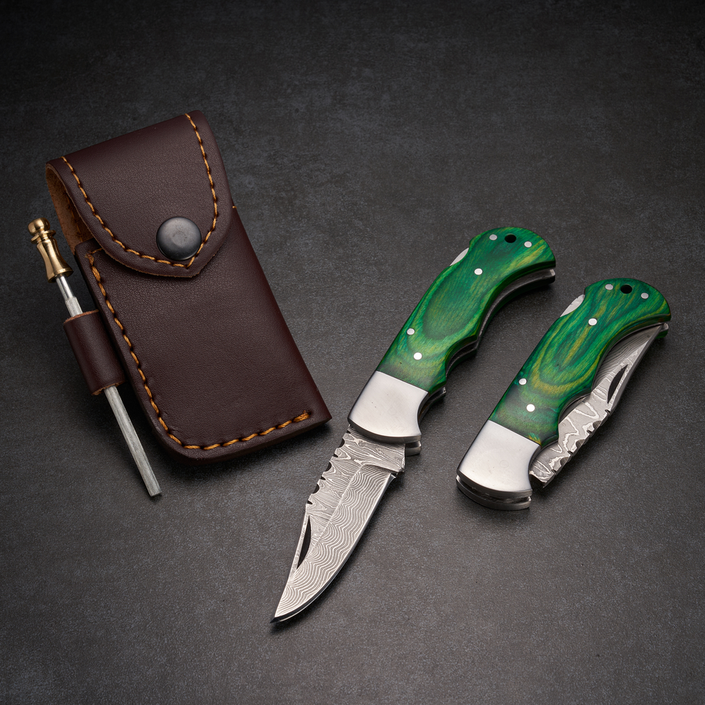 Personalized Damascus Knife