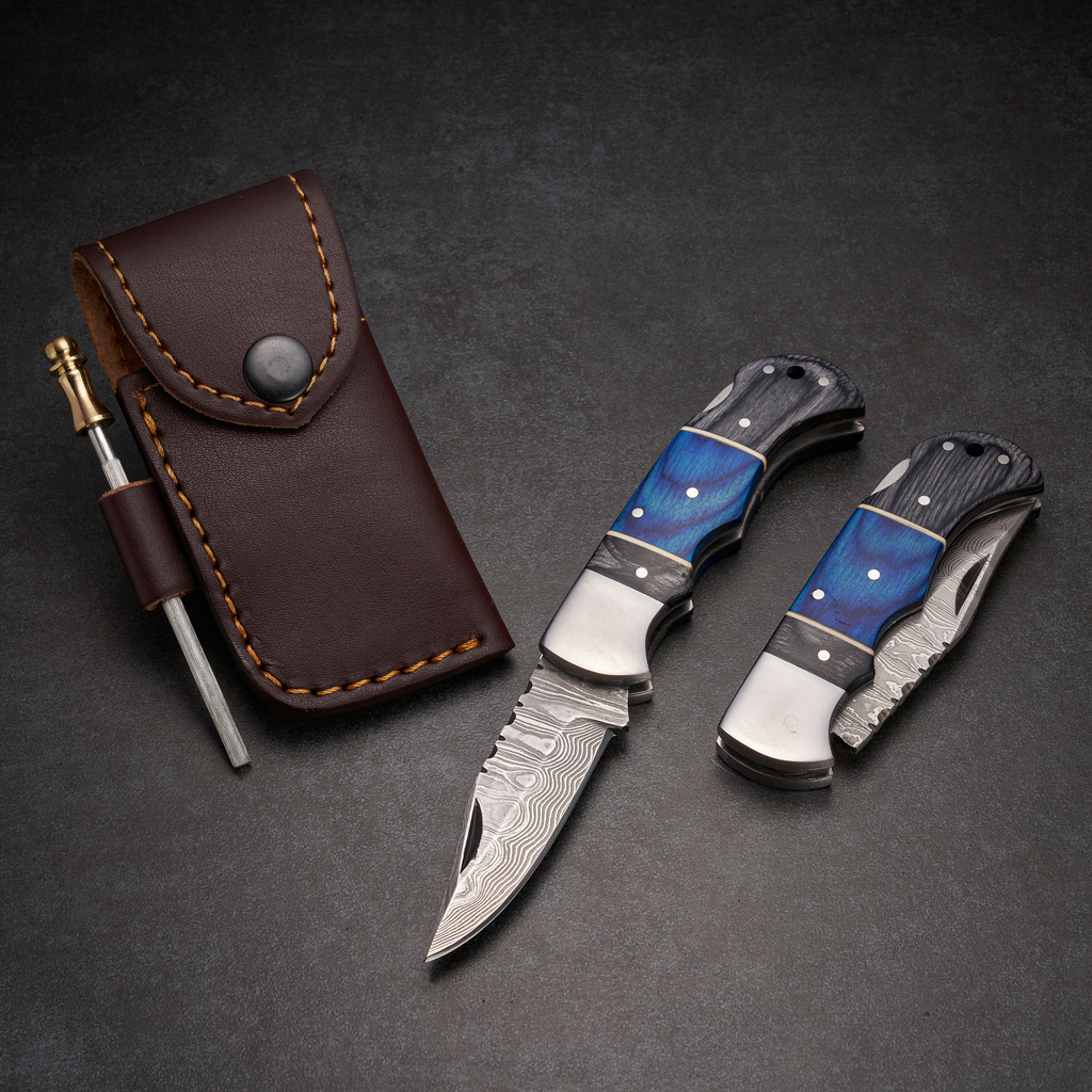 Personalized Damascus Knife