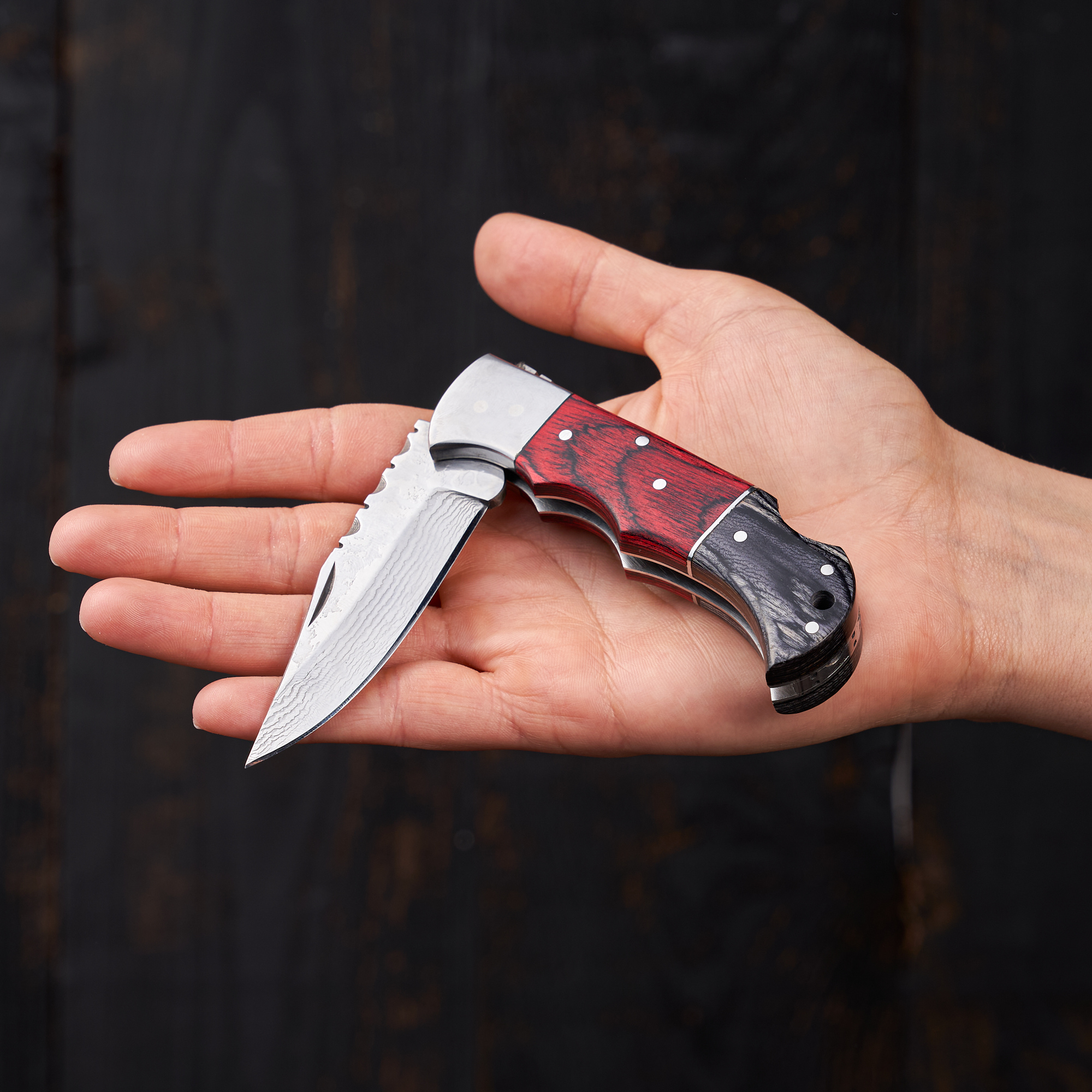 Personalized Damascus Knife